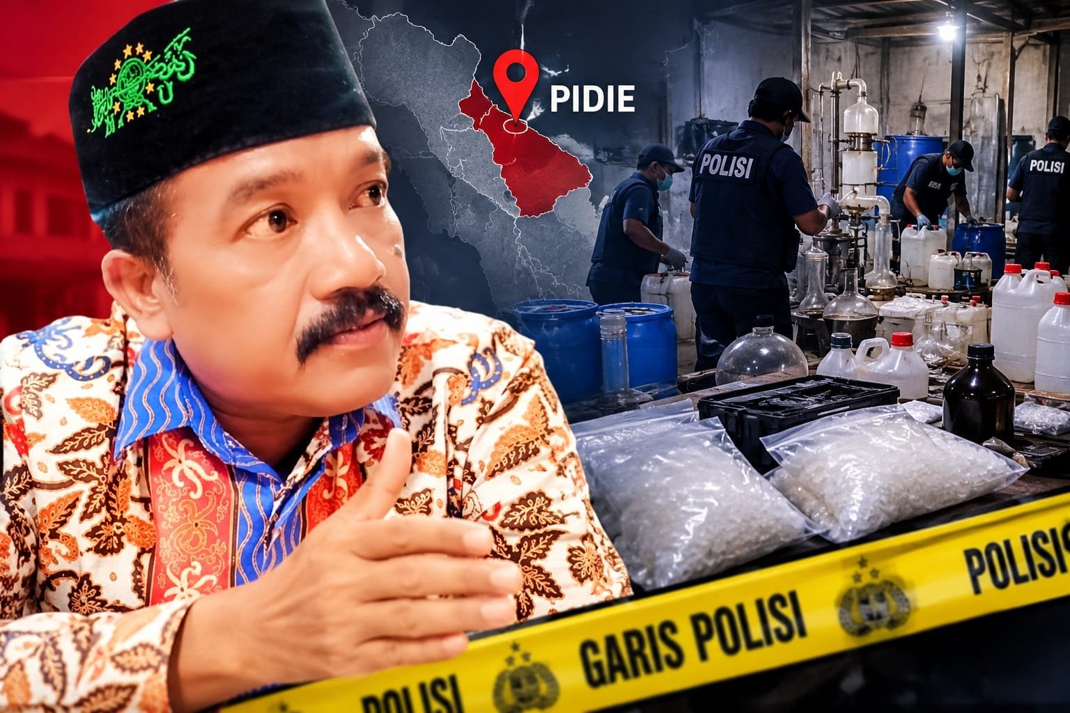 Aktivis 98 Zukhri Adan: Dugaan Pabrik Sabu di Pidie Harus Diusut Tuntas Tanpa Drama!