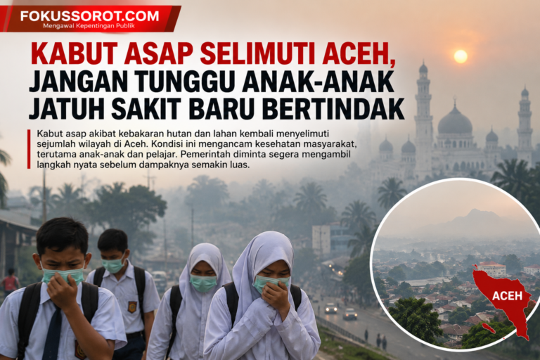 Kabut Asap Selimuti Aceh, Jangan Tunggu Anak-anak Jatuh Sakit Baru Bertindak